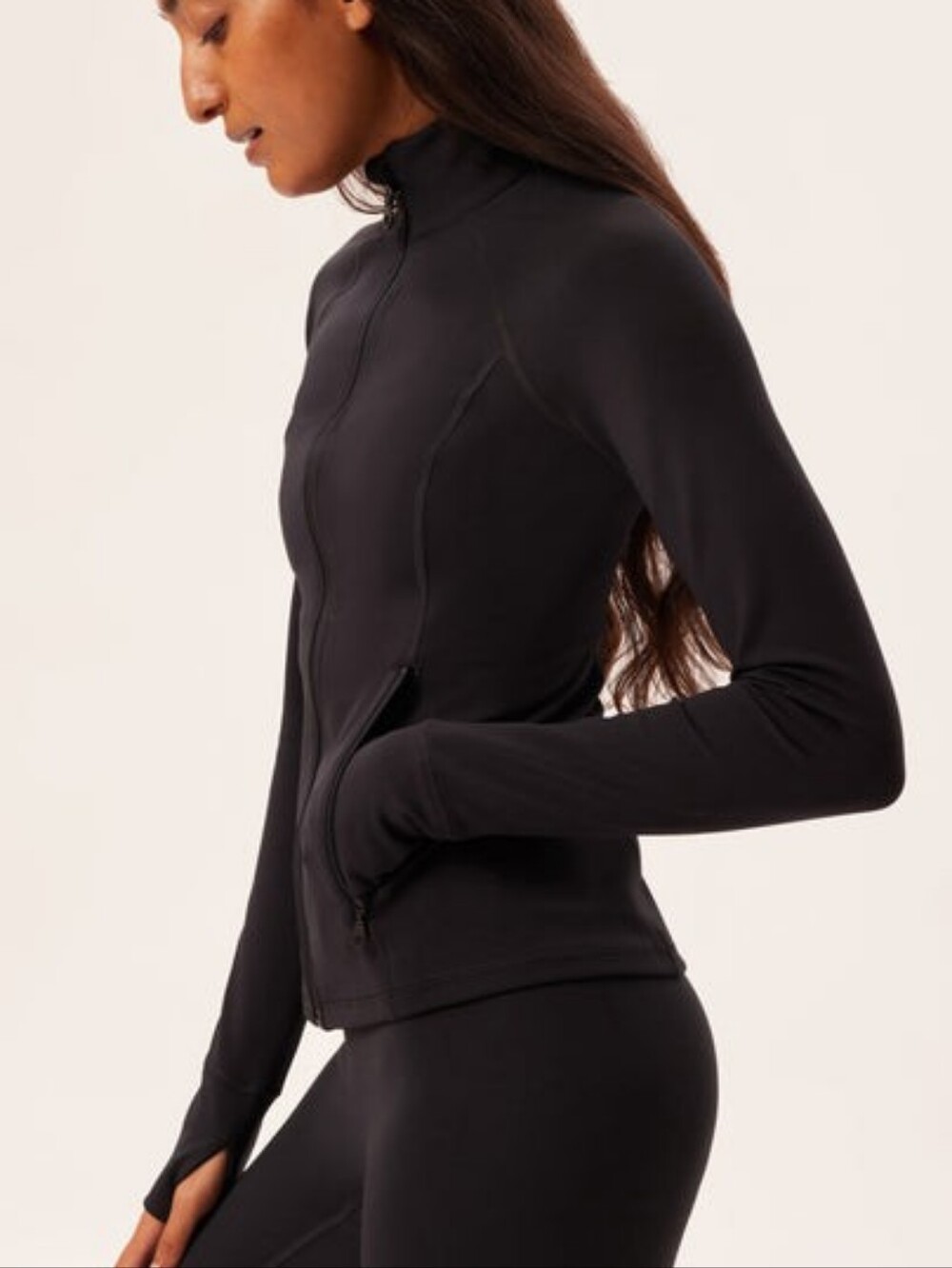 GF Collective Eliza Zip Jacket in Black